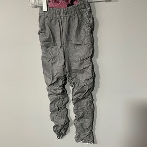 NWT Pom Pom Girls Striped Rouched Cotton Leggings